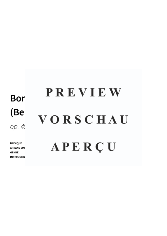 gallery: Bonsoir, bonne nuit (Berceuse) - op. 49 no 4, , Klavier Solo