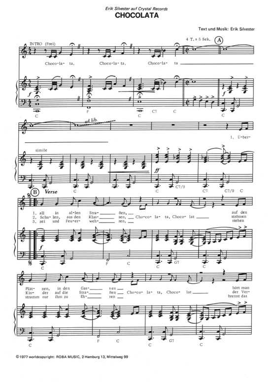 Produktbild zu: Chocolata Erik Silvester