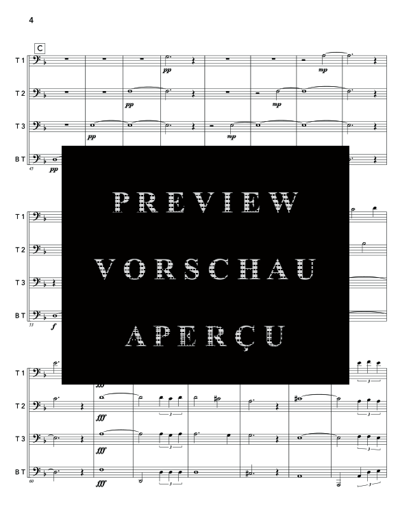 Product gallery: Page 8 of 11 Quartet No. 1, , (Trombone quartet)