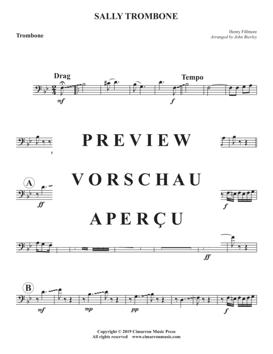 Produktgalerie: Seite 12 von 15 Sally Trombone , , (Blechbläser Quintett)