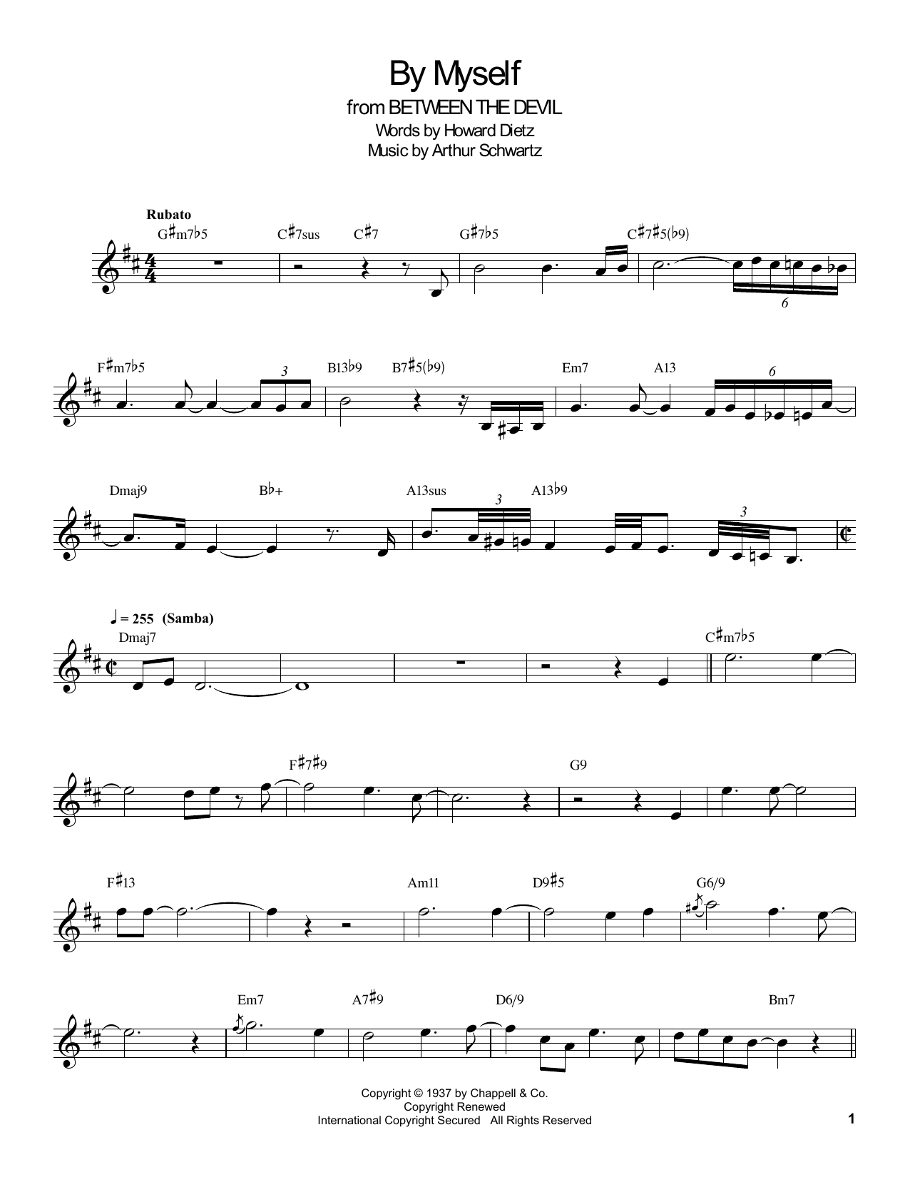 Product gallery: Page 1 of 1 By Myself, Buddy DeFranco