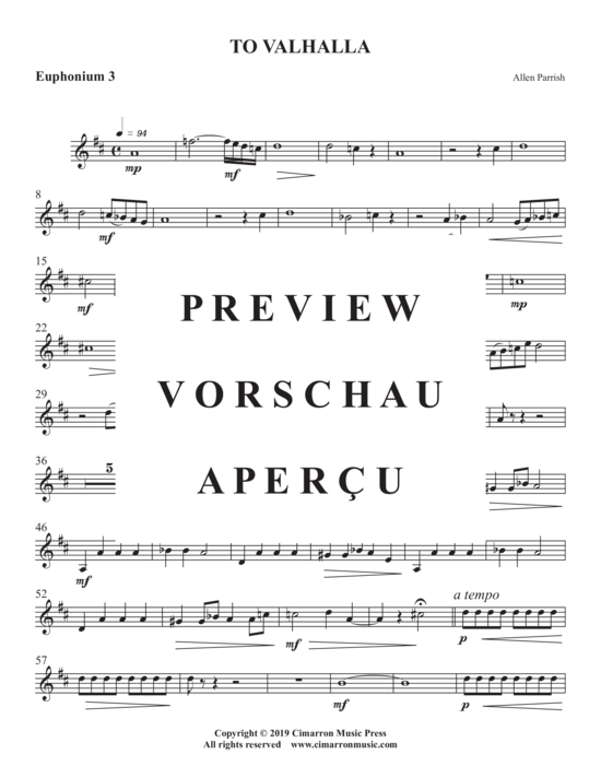 Product gallery: Page 18 of 21 To Valhalla , , (Tuba Ensemble EEETTT)