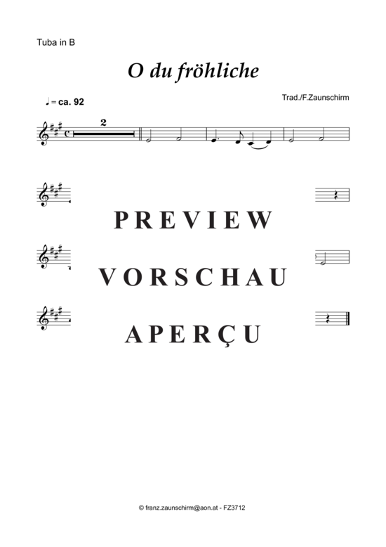 Product gallery: Page 5 of 6 O du fröhliche , , (tuba + piano)