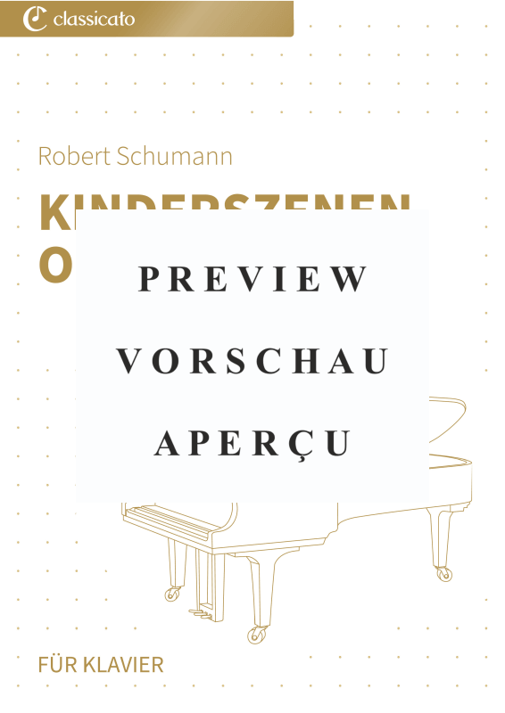 Produktgalerie: Seite 2 von 11 Kinderszenen op. 15 - 13 Charakterstücke für Klavier, , Klavier Solo
