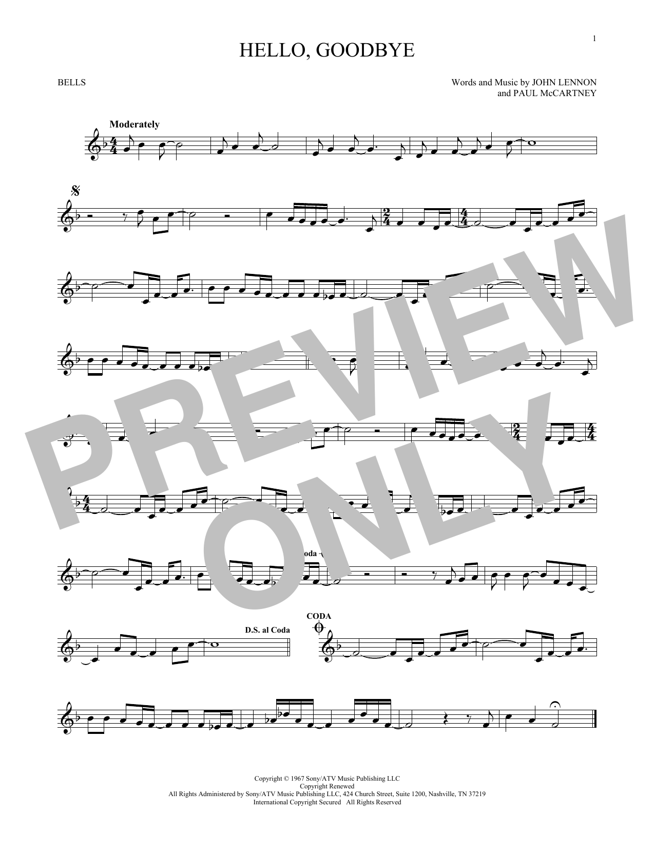 Produktgalerie: Seite 1 von 1 Hello, Goodbye, The Beatles, Percussion
