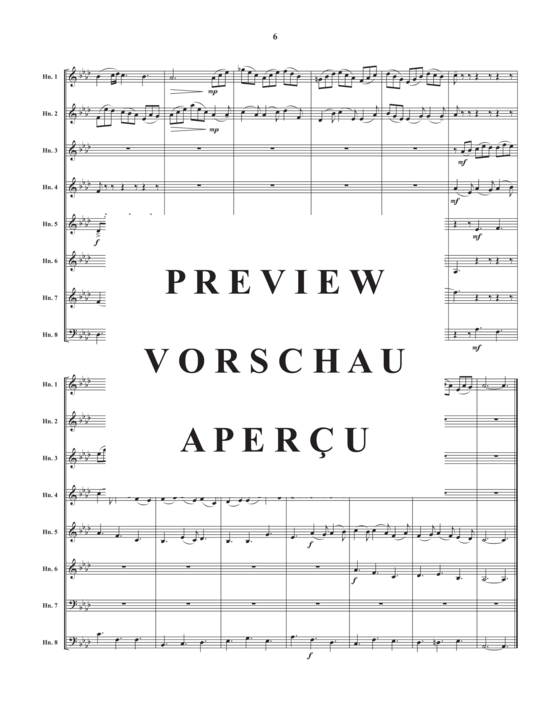 Product gallery: Page 8 of 16 Jesu, meine Freude (Jesu Joy of Man´s Desiring) , ,  (Horn ensemble 1-8 horns)