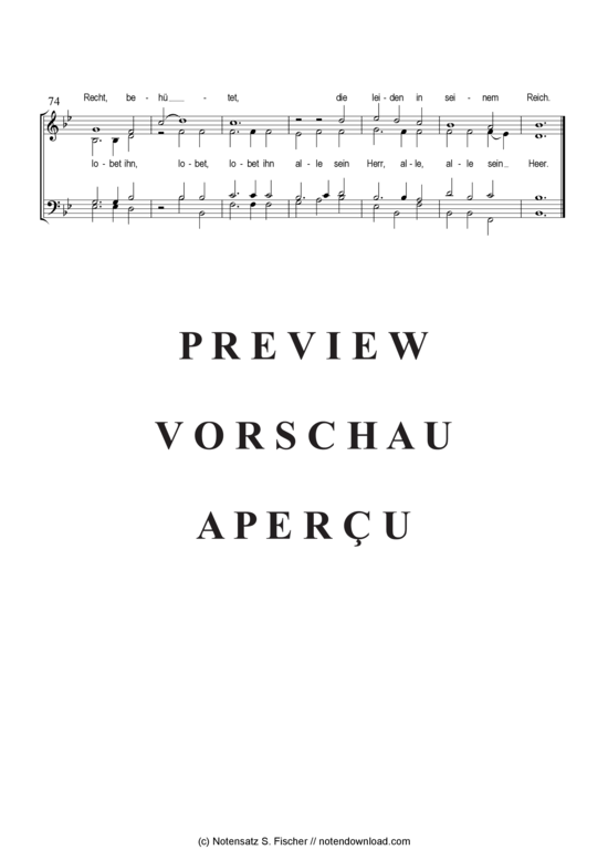 Produktgalerie: Seite 5 von 5 Lobet, ihr Himmel den Herrn , , (Gemischter Chor)