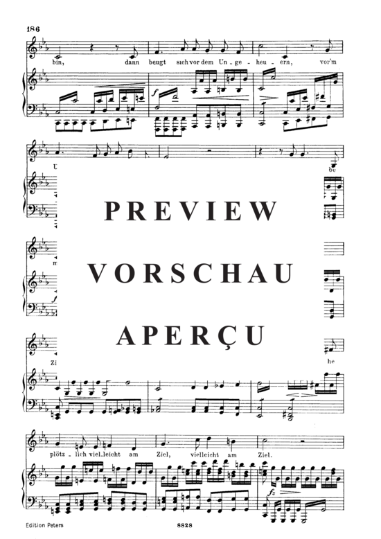 Product gallery: Page 7 of 13 Schiffers Scheidelied D.910, , Low Voice and Piano