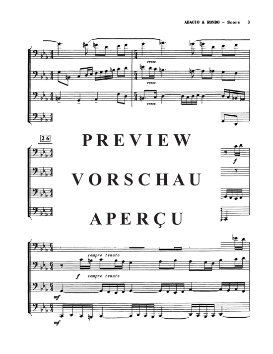 Product gallery: Page 5 of 21 Adagio and Rondo , , (Tuba Quartett EETT)