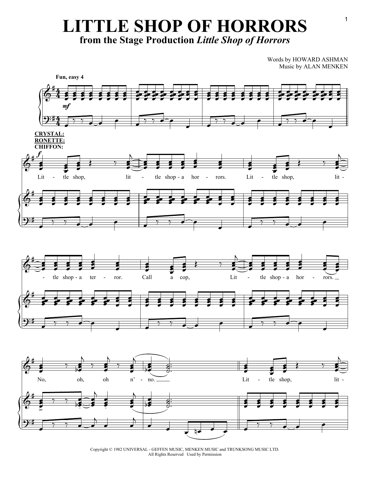 Produktbild zu: Little Shop Of Horrors (from Little Shop of Horrors)