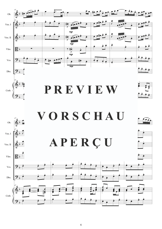 Product gallery: Page 7 of 11 Four Oboe Concertos Op.9, , Solo Oboe, String Ensemble, and Harpsichord (B.C.)