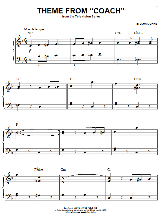 Produktbild zu: Theme From "Coach"