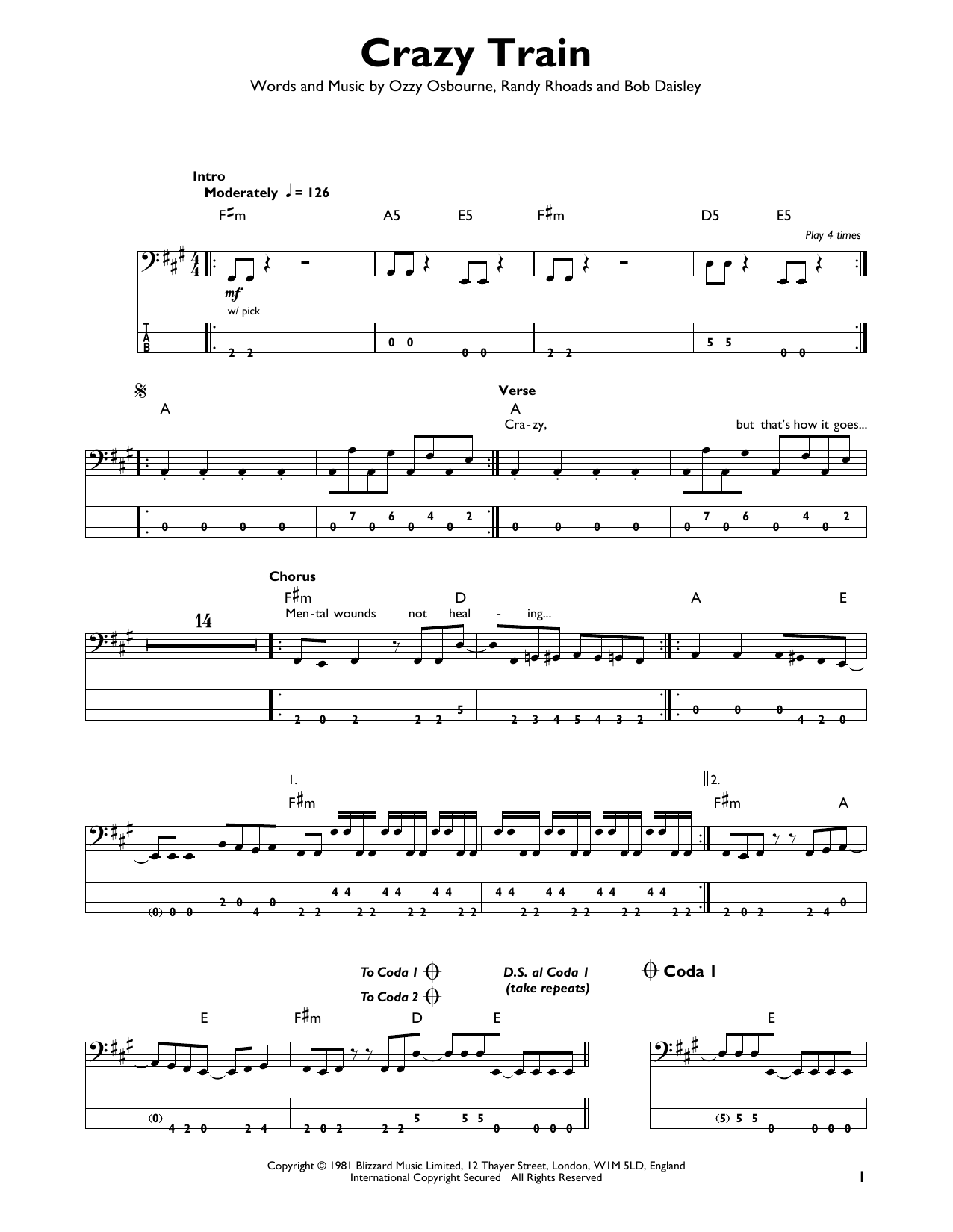 Produktbild zu: Crazy Train