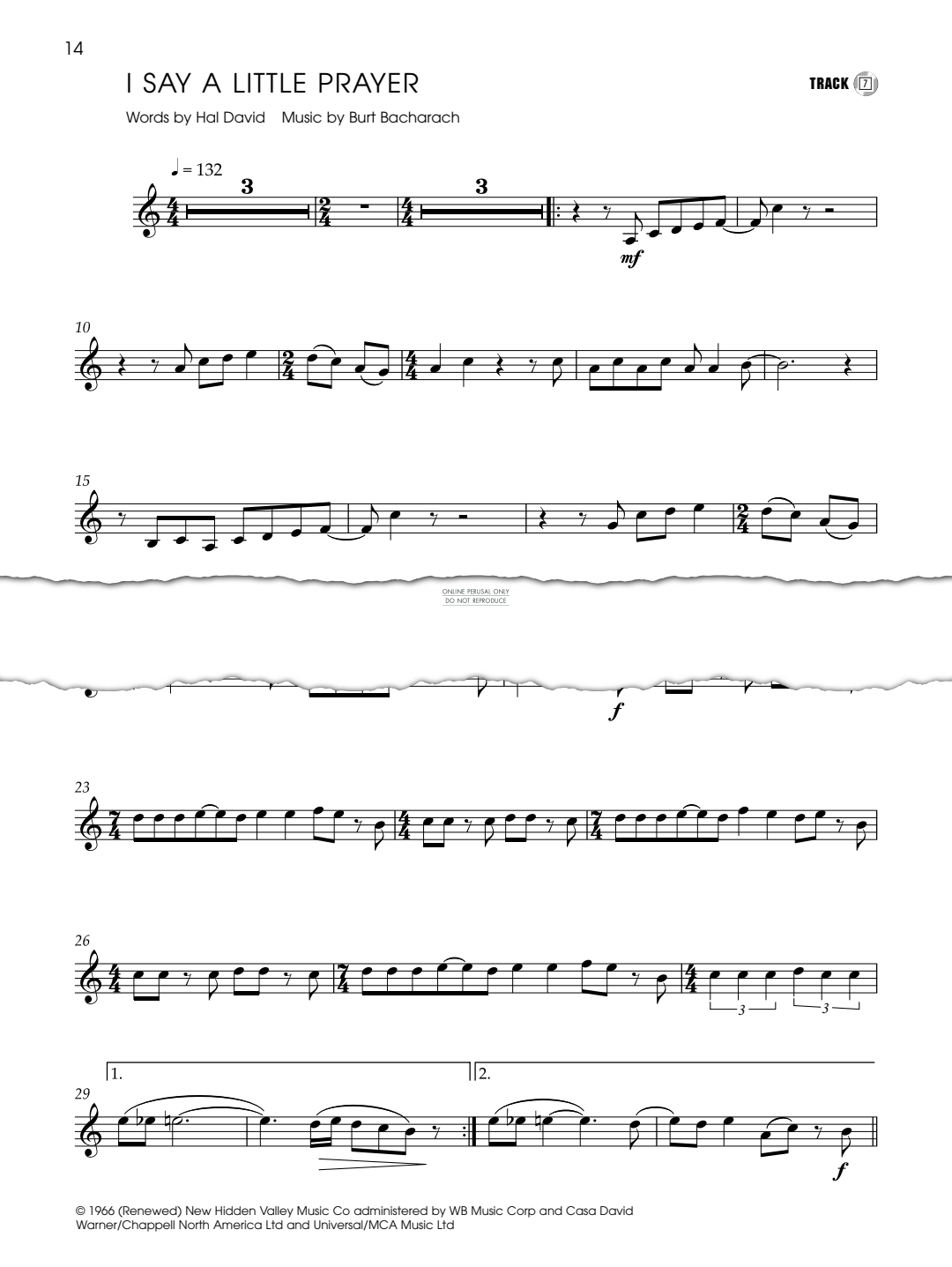 Produktgalerie: Seite 1 von 1 I Say A Little Prayer, Aretha Franklin, Trompete