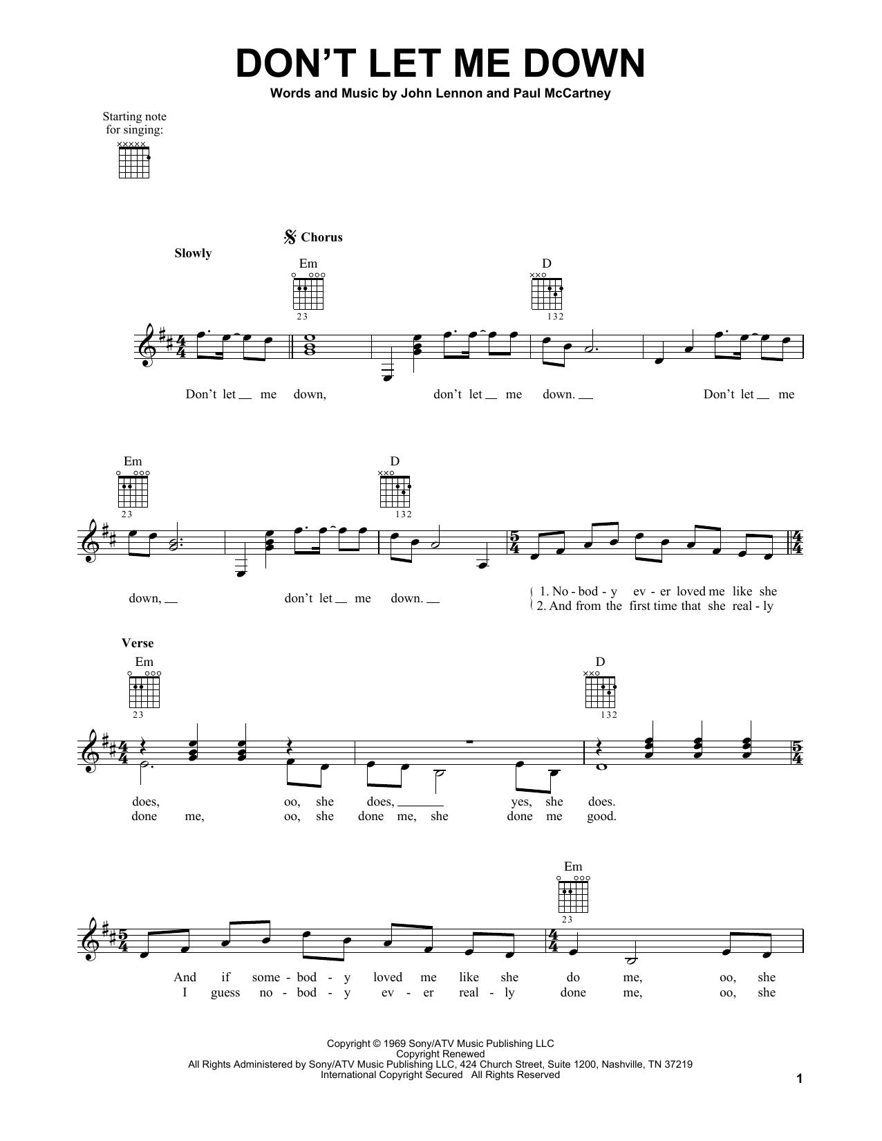 Produktbild zu: Don't Let Me Down