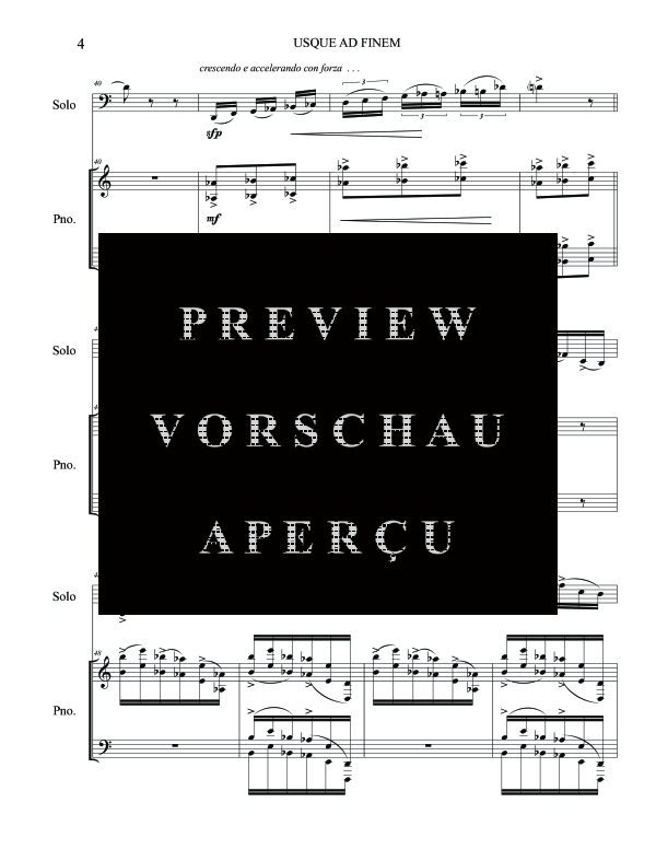 Product gallery: Page 8 of 11 Usque Ad Finem, , (tuba and piano)