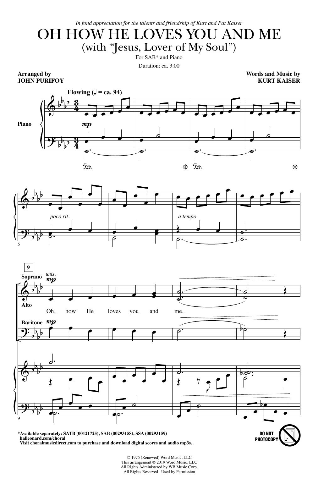 Produktbild zu: Oh How He Loves You And Me (with "Jesus, Lover Of My Soul")