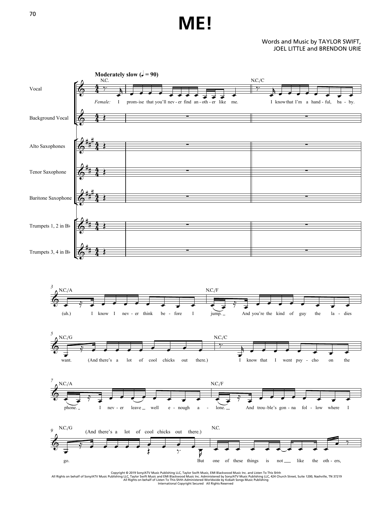 Produktgalerie: Seite 1 von 1 ME! (Horn Section), Taylor Swift