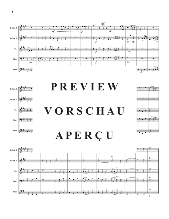 Produktgalerie: Seite 9 von 21 Messiah Suite – 5 Stücke , , (Blechbläserquintett)