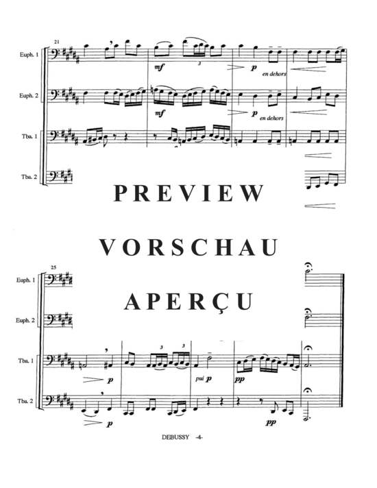 Product gallery: Page 6 of 21 Trois Chansons , , (Tuba Quartett EETT)