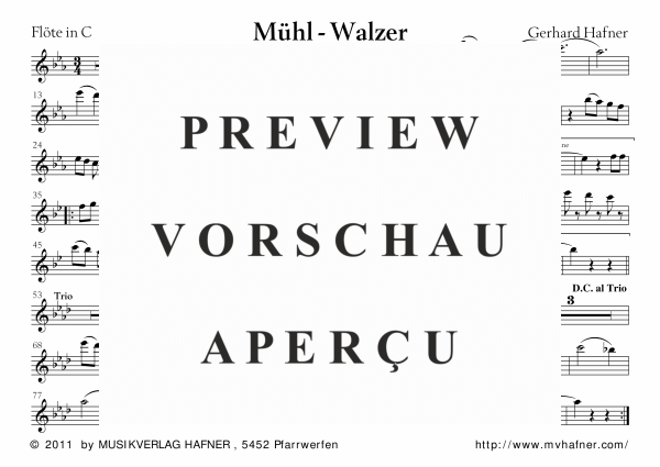 Product gallery: Page 9 of 11 Mühl-Walzer, , (large wind orchestra)