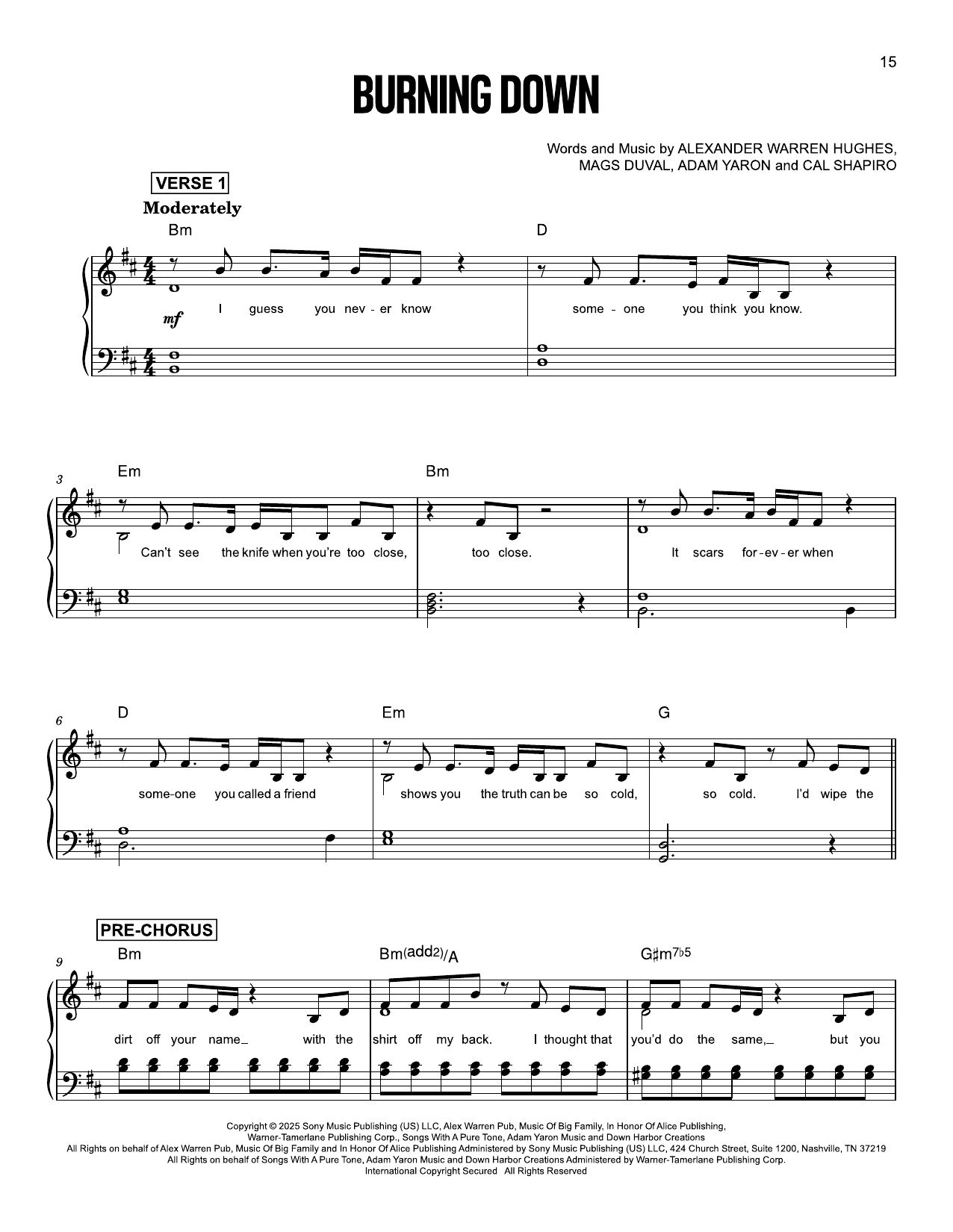 Produktgalerie: Seite 1 von 1 Burning Down, Alex Warren