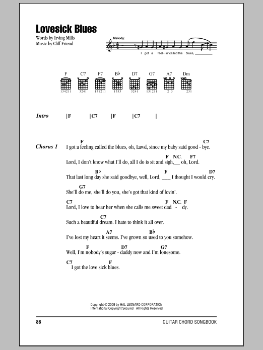 Produktbild zu: Lovesick Blues