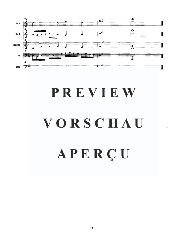 Produktgalerie: Seite 7 von 11 Canzone Per Sonare Nr. 2, , BlechblÀser Quintett