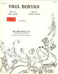 cover: Paul Bunyan, George Bruns, Gesang, Gitarre, Klavier