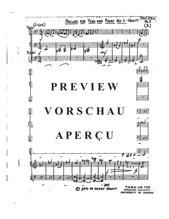 Produktgalerie: Seite 3 von 21 12 Preludes , , (Tuba + Klavier)