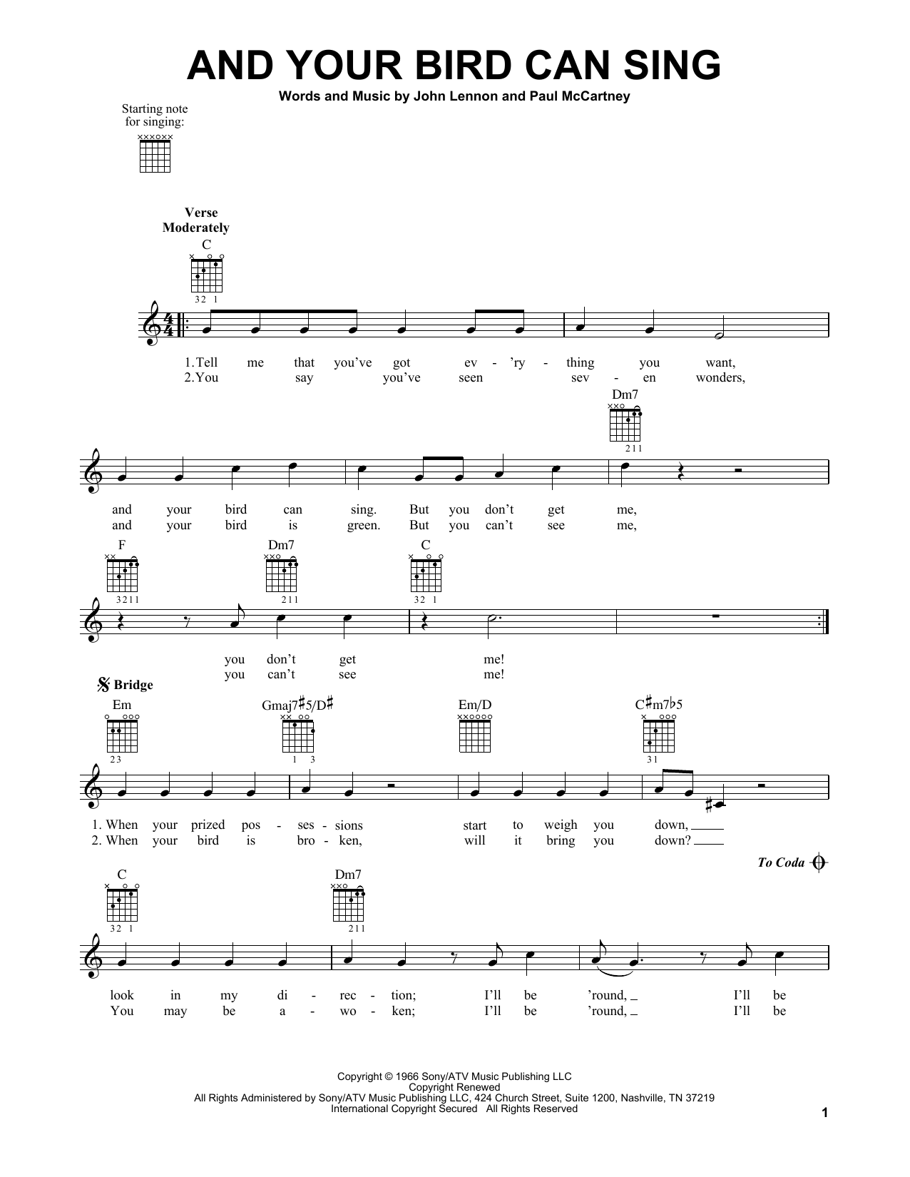 Produktbild zu: And Your Bird Can Sing
