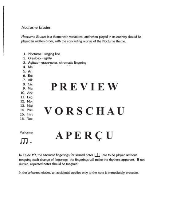 Product gallery: Page 4 of 16 Nocturne Etudes , , (Euphonium Solo)