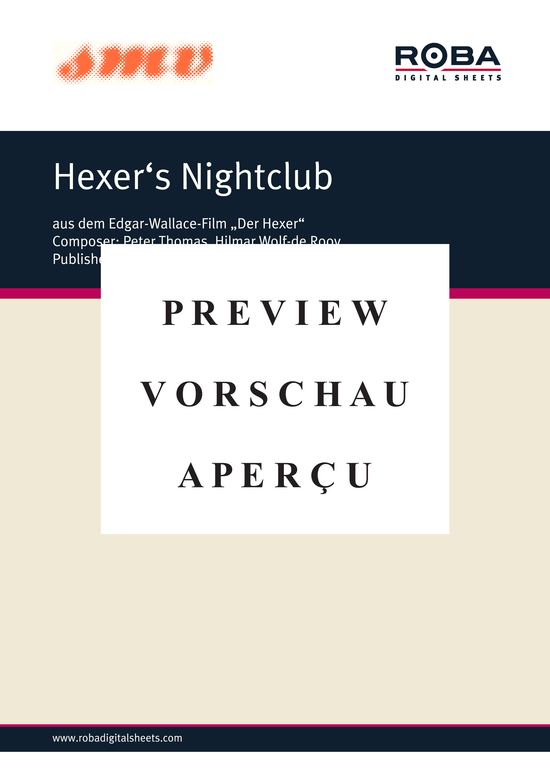Product gallery: Page 2 of 3 Hexer´s Nightclub , , Piano Solo