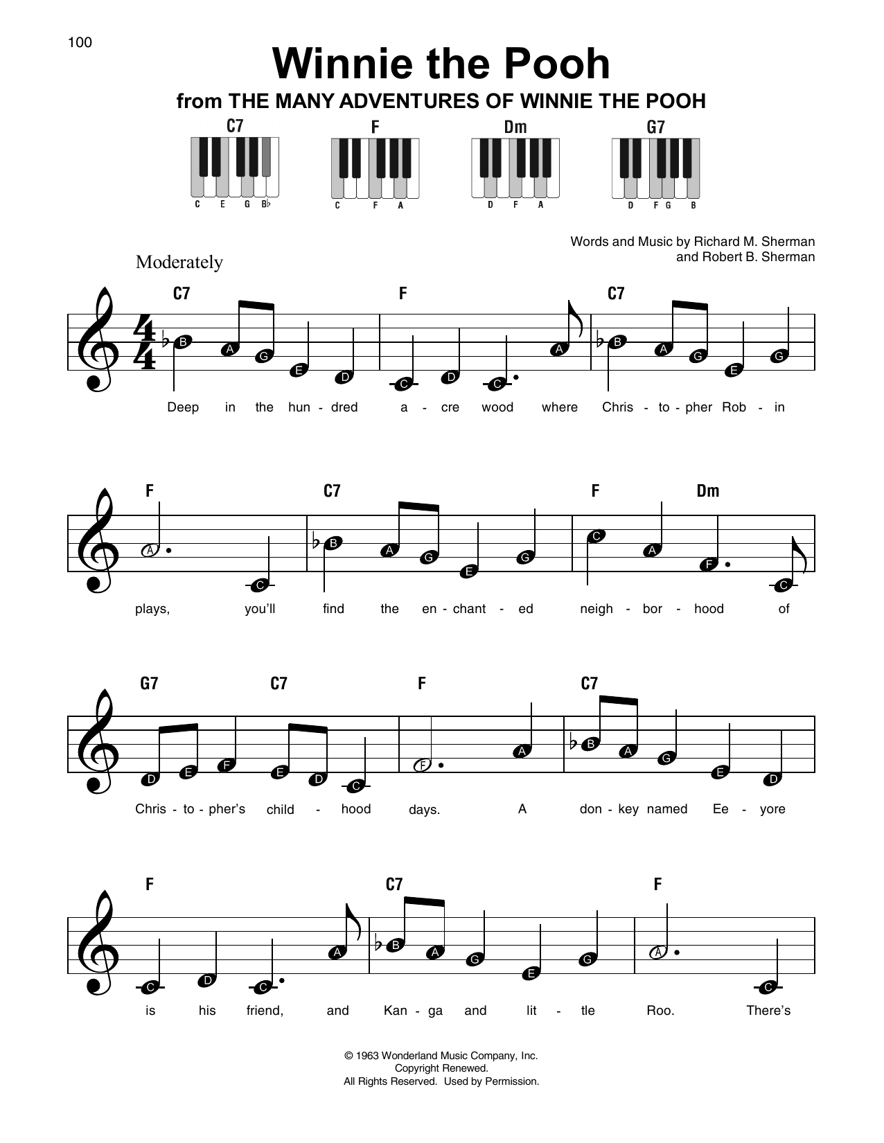 Produktbild zu: Winnie The Pooh (from The Many Adventures Of Winnie The Pooh)