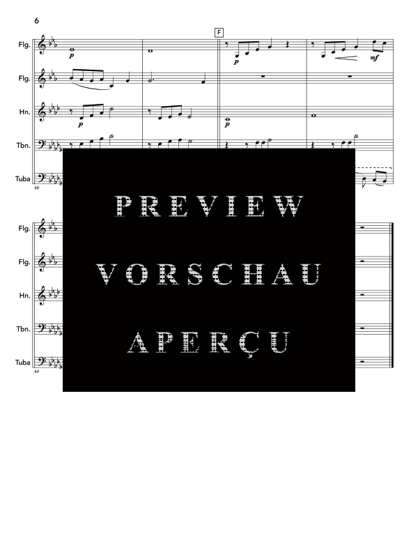 Produktgalerie: Seite 10 von 11 Mon Coeur, A Ta Voix, , (Blechbläser Quintett)