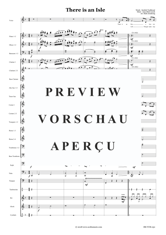 Product gallery: Page 4 of 11 There is an Isle, , Solo Vocal and Concert Band