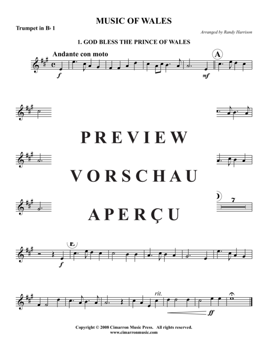 Produktgalerie: Seite 11 von 16 Music of Wales , , (Blechbläserquintett)