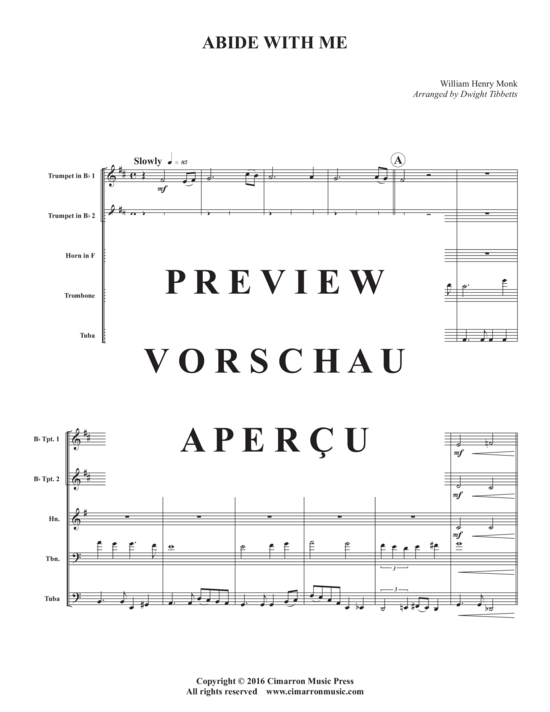 Produktgalerie: Seite 3 von 10 Abide With Me , , (Blechbläserquintett)