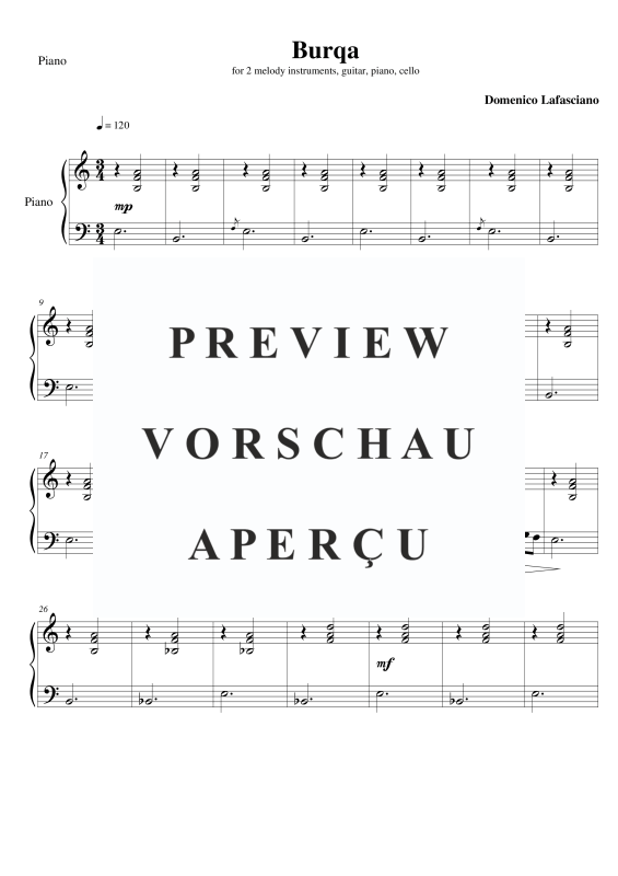Produktgalerie: Seite 2 von 5 Burqa, , Gemischtes Ensemble - Piano