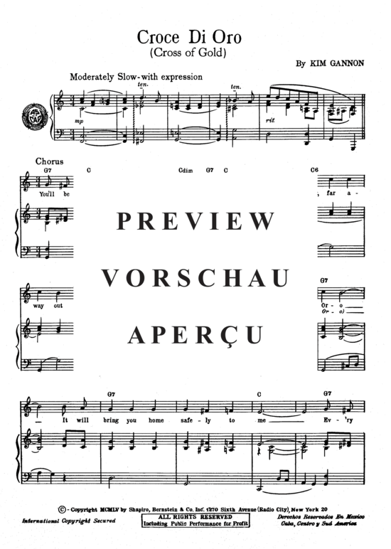 Produktgalerie: Seite 3 von 8 Croce Di Oro (Cross of Gold) , Page, Patti  , (Klavier und Gesang)