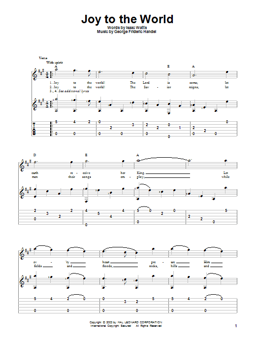 Product gallery: Page 1 of 1 Joy To The World, Isaac Watts