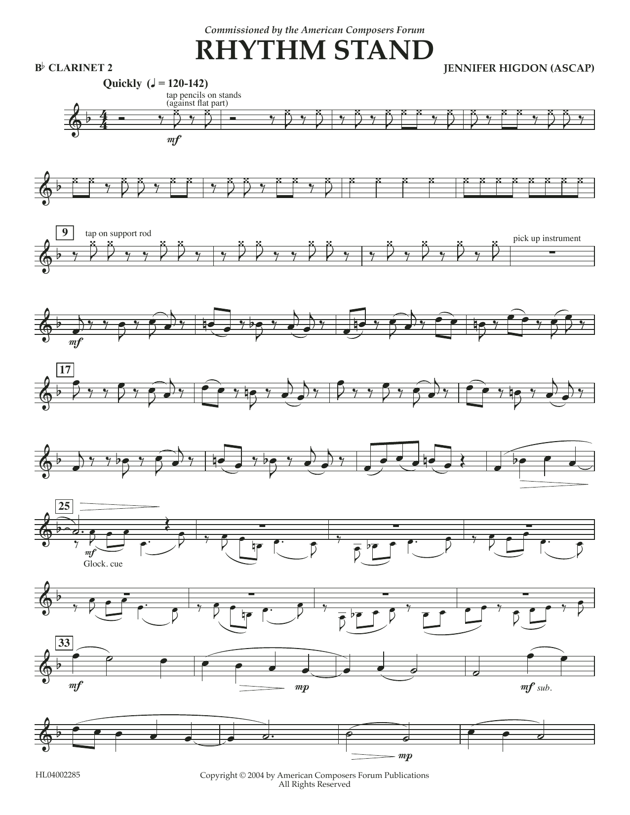 Produktbild zu: Rhythm Stand - Bb Clarinet 2