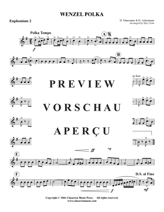 Product gallery: Page 7 of 9 Wenzel Polka , , (Tuba Quartet: 2x Baritone, 2xTuba)