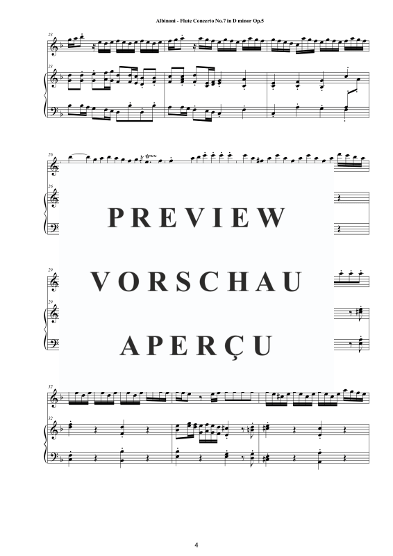 Product gallery: Page 5 of 11 Flute Concerto No.7 in D-Moll Op.5, , Flute and Piano/Harpsichord