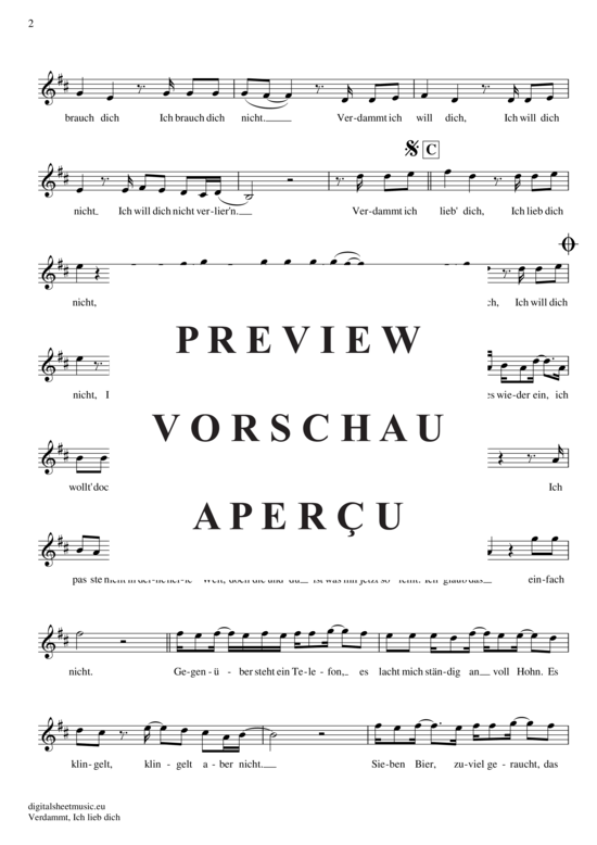 gallery: Verdammt ich lieb dich , Reim, Matthias, (Trompete in B)