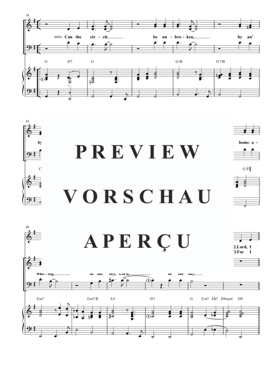 Produktgalerie: Seite 8 von 11 Can the Circle Be Unbroken, , Gemischter Chor SAB, Solo und Klavier