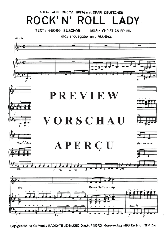 Produktgalerie: Seite 4 von 4 Rock'n'Roll Lady, Deutscher, 	Drafi, Klavier und Gesang