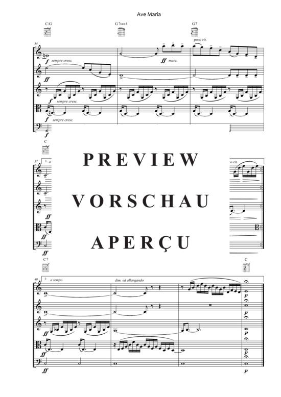 gallery: Ave Maria , , (Quintett flexible Besetzung)