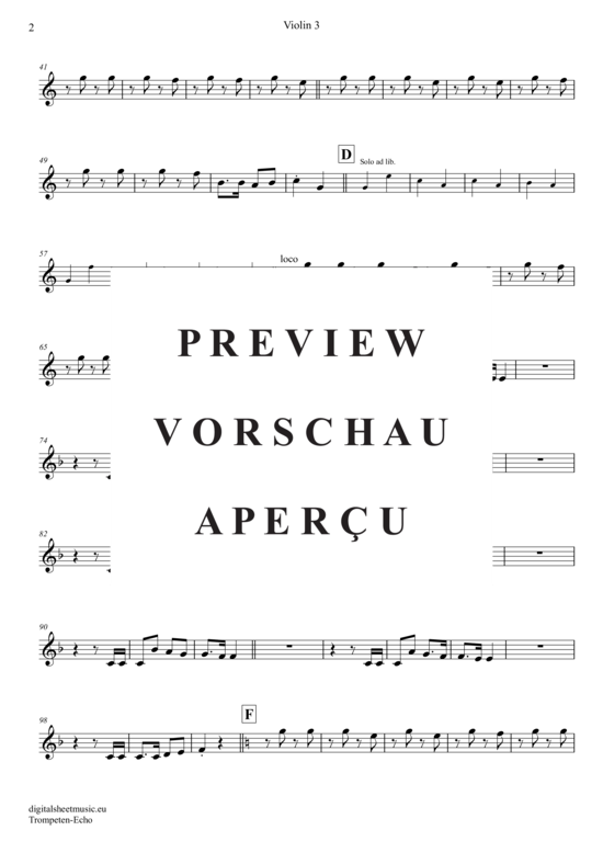 gallery: Trompeten Echo , Avsenik , Slavko, (Violinen Trio + Klavier)