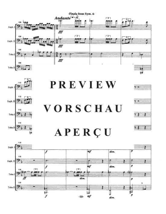 gallery: Finale from Symphony No. 4 , , (Tuba Quartett EETT)